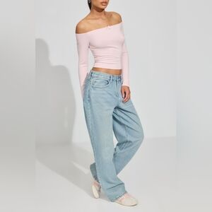 GARAGE BLUE LOW RISE BAGGY SIZE 5